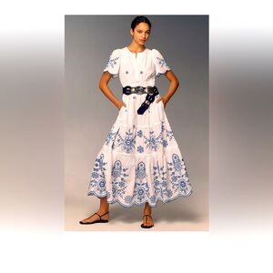 Anthropologie The Somerset Maxi Dress: Eyelet Edition- 1X- NWOT